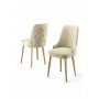 HANAH HOME Set 2 stolice Newa Cream Gold - slika 2