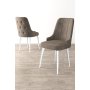 HANAH HOME Set 2 stolice Newa Cappuccino White - slika 1