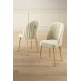 HANAH HOME Set 2 stolice Mara Cream Gold - slika 1