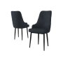 HANAH HOME Set 2 stolice Trex Anthracite Black - slika 2