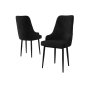 HANAH HOME Set 2 stolice Trex Black - slika 2
