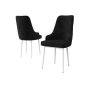 HANAH HOME Set 2 stolice Trex Black White - slika 2