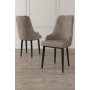 HANAH HOME Set 2 stolice Trex Cappuccino Black - slika 1