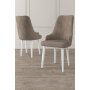 HANAH HOME Set 2 stolice Trex Cappuccino White - slika 1