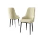 HANAH HOME Set 2 stolice Trex Cream Black - slika 2
