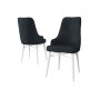 HANAH HOME Set 2 stolice Neta Anthracite White - slika 2