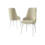 HANAH HOME Set 2 stolice Neta Cream White - slika 2