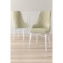 HANAH HOME Set 2 stolice Neta Cream White - slika 1