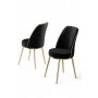 HANAH HOME Set 2 stolice Pefa Black Gold - slika 2