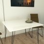 HANAH HOME Sto Sandalf Square Shiny White - slika 3