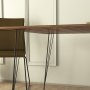 HANAH HOME Sto Sandalf Square Walnut - slika 4