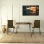 HANAH HOME Sto Sandalf Square Walnut - slika 1