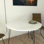 HANAH HOME Sto Sandalf Shiny White - slika 3