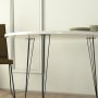 HANAH HOME Sto Sandalf Shiny White - slika 4