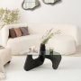 HANAH HOME Sto za dnevnu sobu Freya Anthracite - slika 1