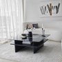 HANAH HOME Sto za dnevnu sobu Saga Square Black Fume - slika 4