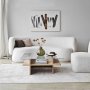 HANAH HOME Sto za dnevnu sobu Saga Square Sapphire Transparent - slika 2