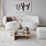HANAH HOME Sto za dnevnu sobu Saga Square Sapphire Transparent - slika 3