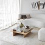 HANAH HOME Sto za dnevnu sobu Saga Square Sapphire Transparent - slika 4
