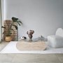 HANAH HOME Sto za dnevnu sobu Brise Travertine Transparent - slika 2