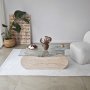 HANAH HOME Sto za dnevnu sobu Brise Travertine Transparent - slika 3