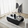 HANAH HOME Sto za dnevnu sobu Brise Black Transparent - slika 1