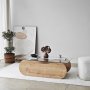 HANAH HOME Sto za dnevnu sobu Brise Sapphire Oak Transparent - slika 4