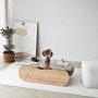 HANAH HOME Sto za dnevnu sobu Brise Sapphire Oak Transparent - slika 5
