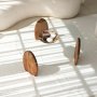 HANAH HOME Sto za dnevnu sobu Surf Chesnut Transparent - slika 3