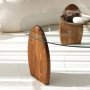 HANAH HOME Sto za dnevnu sobu Surf Chesnut Transparent - slika 4