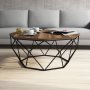 HANAH HOME Sto za dnevnu sobu Diamond Walnut - slika 2