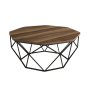 HANAH HOME Sto za dnevnu sobu Diamond Walnut - slika 4