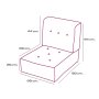 Atelier del Sofa Poffi Beige fotelja - slika 5