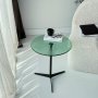 HANAH HOME Pomoćni stočić Solis 40 Black Green - slika 2