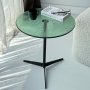 HANAH HOME Pomoćni stočić Solis 40 Black Green - slika 3