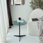 HANAH HOME Pomoćni stočić Solis 40 Black Green - slika 1