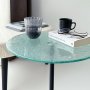 HANAH HOME Pomoćni stočić Solis 40 Transparent Black - slika 4