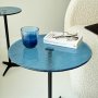 HANAH HOME Pomoćni stočić Solis 40 Black Blue - slika 4