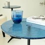 HANAH HOME Pomoćni stočić Solis 40 Black Blue - slika 5