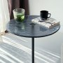 HANAH HOME Pomoćni stočić Solis 40 Black Fume - slika 3