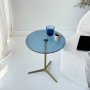 HANAH HOME Pomoćni stočić Solis 40 Gold Blue - slika 3