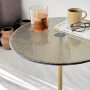 HANAH HOME Pomoćni stočić Solis 40 Gold Bronze - slika 4