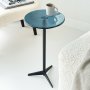 HANAH HOME Pomoćni stočić Solis 25 Black Blue - slika 2