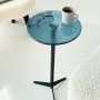 HANAH HOME Pomoćni stočić Solis 25 Black Blue - slika 3