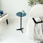 HANAH HOME Pomoćni stočić Solis 25 Black Blue - slika 1