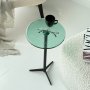 HANAH HOME Pomoćni stočić Solis 25 Black Green - slika 4