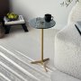 HANAH HOME Pomoćni stočić Solis 25 Gold Fume - slika 2