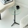 HANAH HOME Pomoćni stočić Solis 25 Transparent Black - slika 3