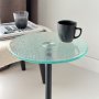 HANAH HOME Pomoćni stočić Solis 25 Transparent Black - slika 4