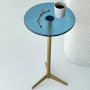HANAH HOME Pomoćni stočić Solis 25 Gold Blue - slika 3